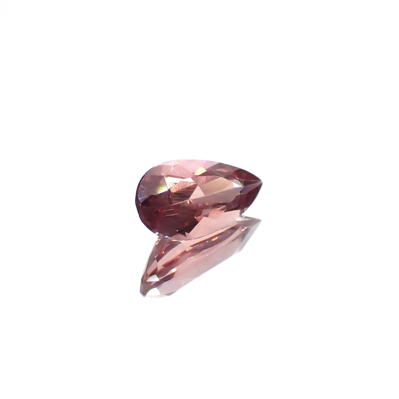 ピンクアパタイト(宝石名ピンク・アパタイト)ブラジル産 1.11ct 識別済[231224690]9.3x4.9mm前後