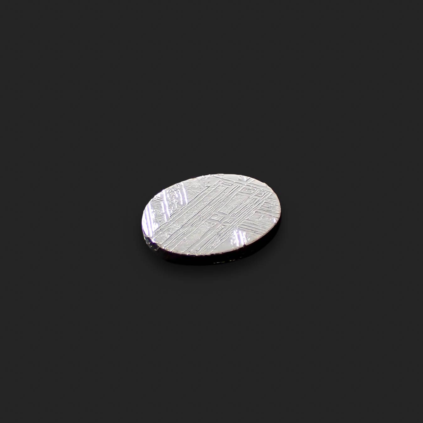 ムオニナルスタ隕石 発見地:スウェーデン 6.30ct[240125757]10.9x8.8mm前後