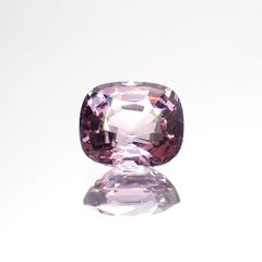 パープルスピネル(宝石名スピネル)ビルマ産 1.41ct 識別済[231124305]7.3x6.2mm前後