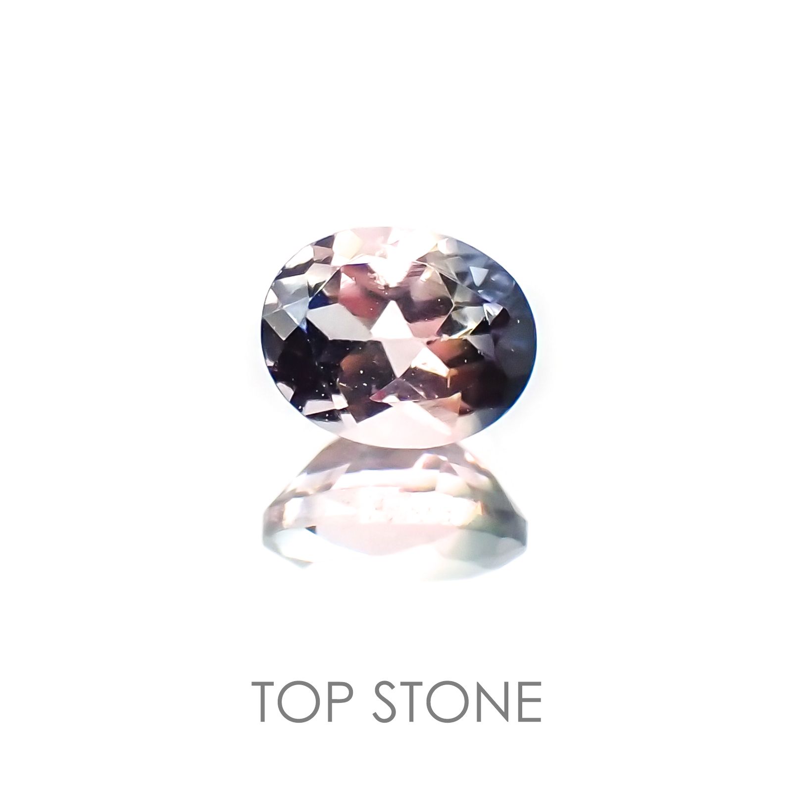 バイカラートルマリン ブラジル産 ルース 0.43ct[20118222]5.2×4.1mm前後