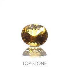 クリノヒューマイト(宝石名クリノヒューマイト) パキスタン産 0.640ct ソ付(CGL)[21059598]5.9×5mm前後
