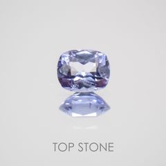 デュモルチェライト(宝石名デュモルチェライト) マダガスカル産 0.120ct ソ付(彩珠)[210410623]3.4×2.6mm前後