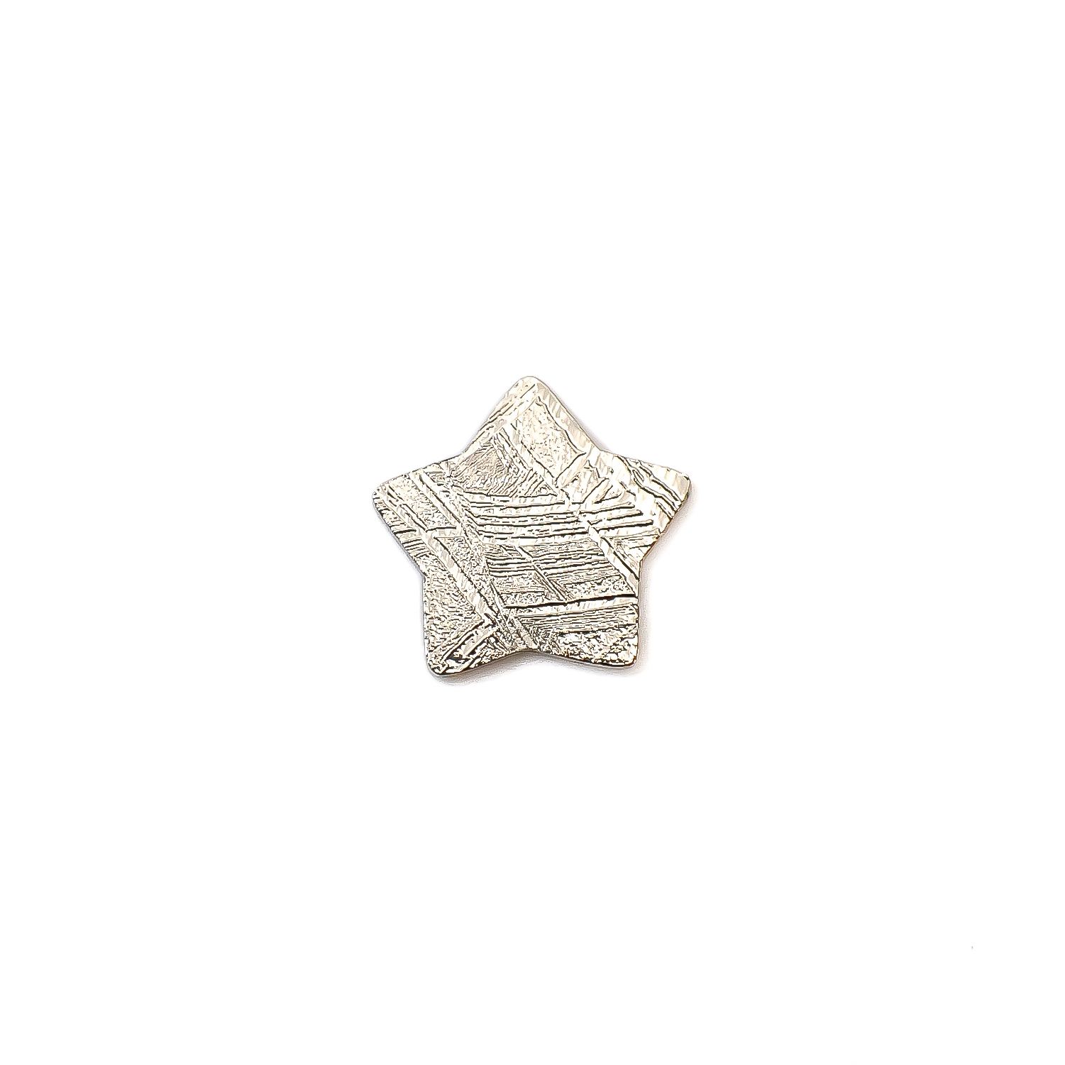 ◇カスタムカット・スター◇アルタイ隕石 発見地：中国 0.78ct [250129810]9.3x9.2mm前後