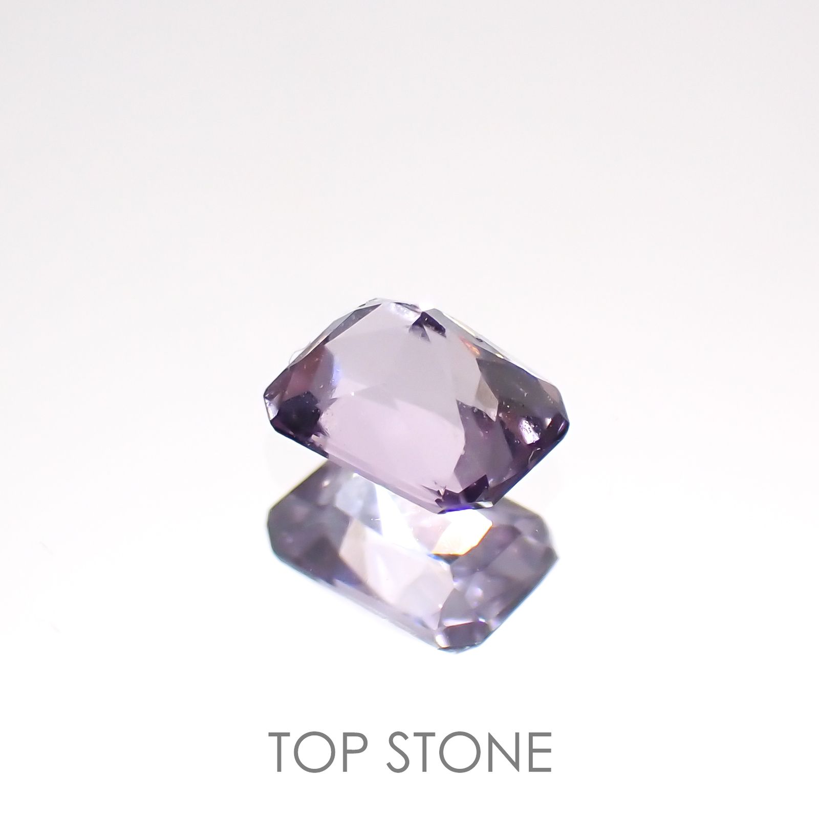 マリアライト フルオレッセンス(宝石名パープル・スキャポライト)スリランカ産 0.32ct 識別済[220114881]4.7x3.5mm前後