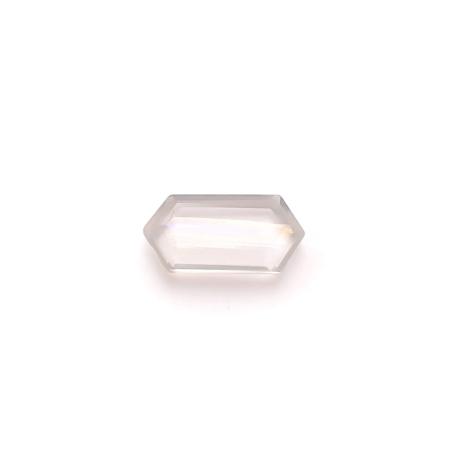 ◇リバーシブル・カスタムカット◇マラウイムーンストーン マラウイ共和国産 3.00ct / 14x7.1mm前後 [260331820]