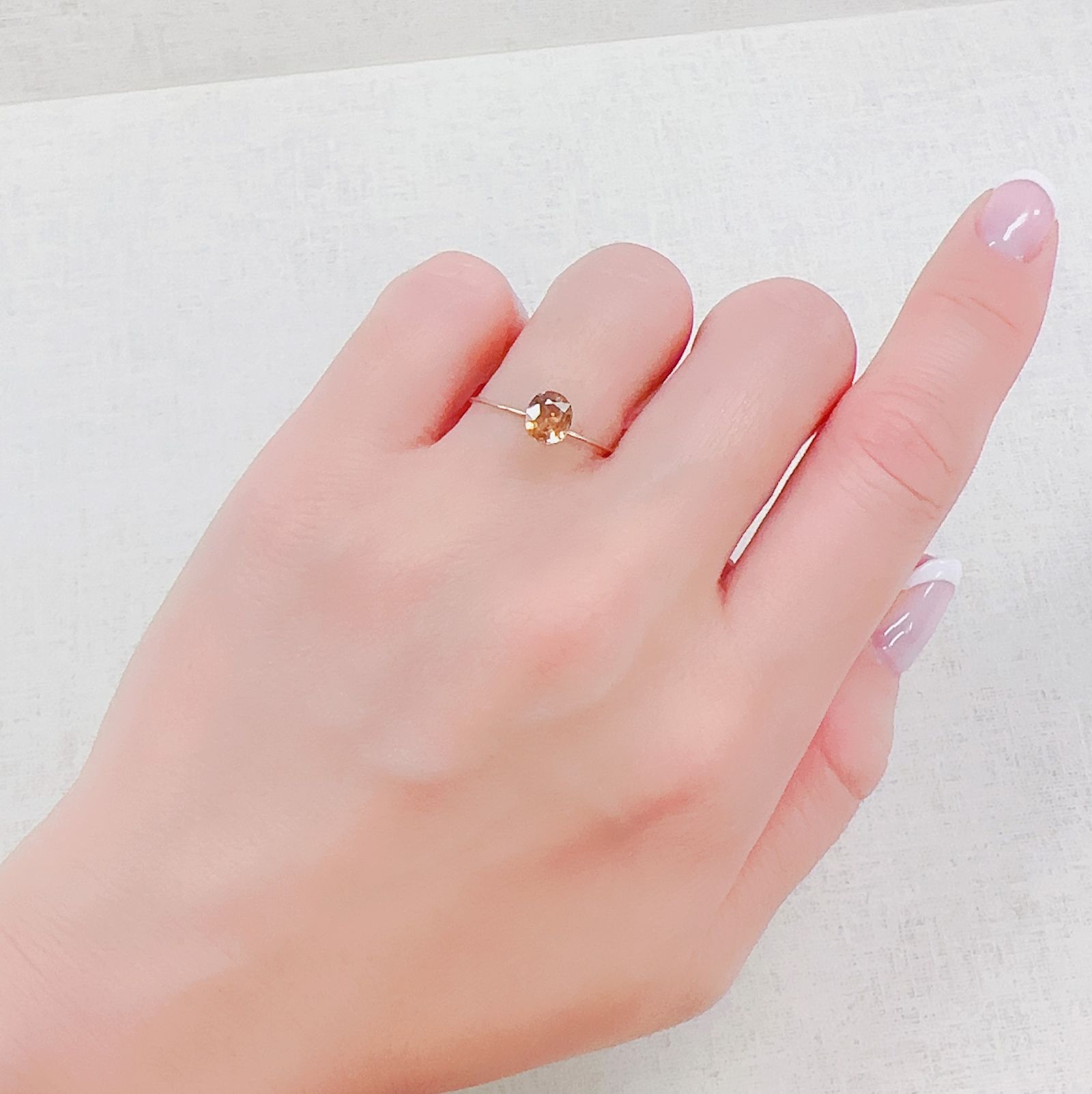 カラーチェンジマラヤガーネット(宝石名ガーネット)タンザニア産 1.00ct 識別済[230421639]6x5.1mm前後