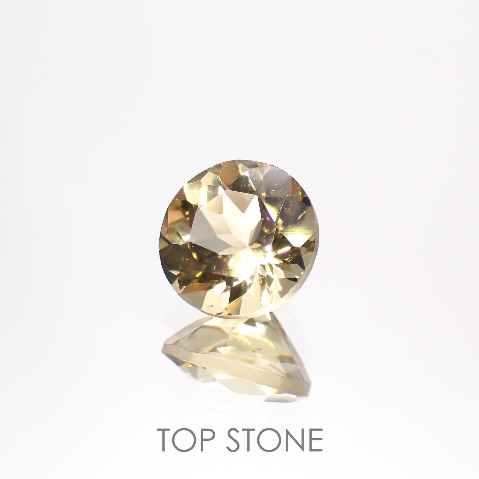 イエローベリル(宝石名イエロー・ベリル)ブラジル産 1.16ct 識別済[211113648]6.9x6.9mm前後