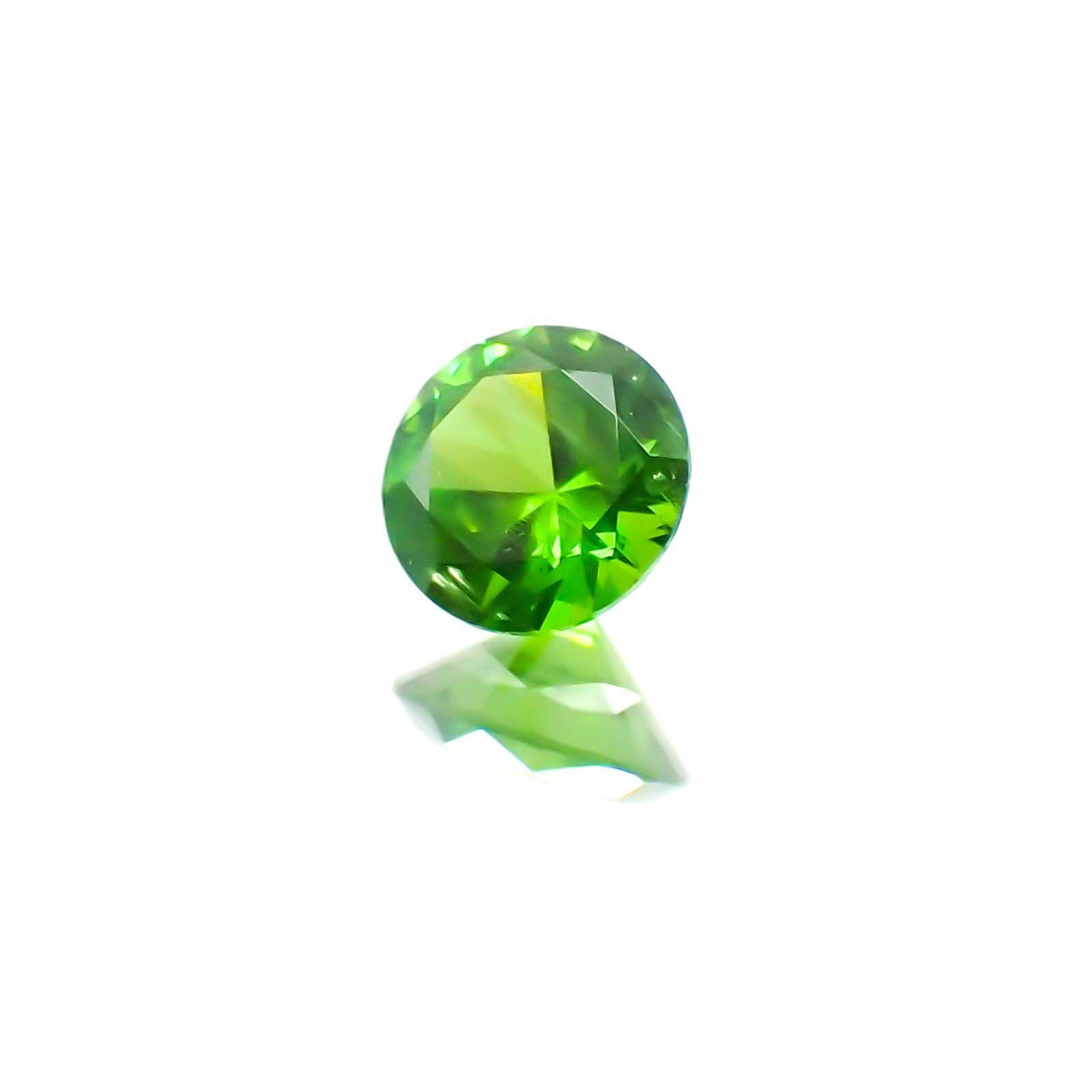 デマントイドガーネット(宝石名デマントイド・ガーネット)ロシア産 0.12ct 識別済[230622500]3.1x3.1mm前後