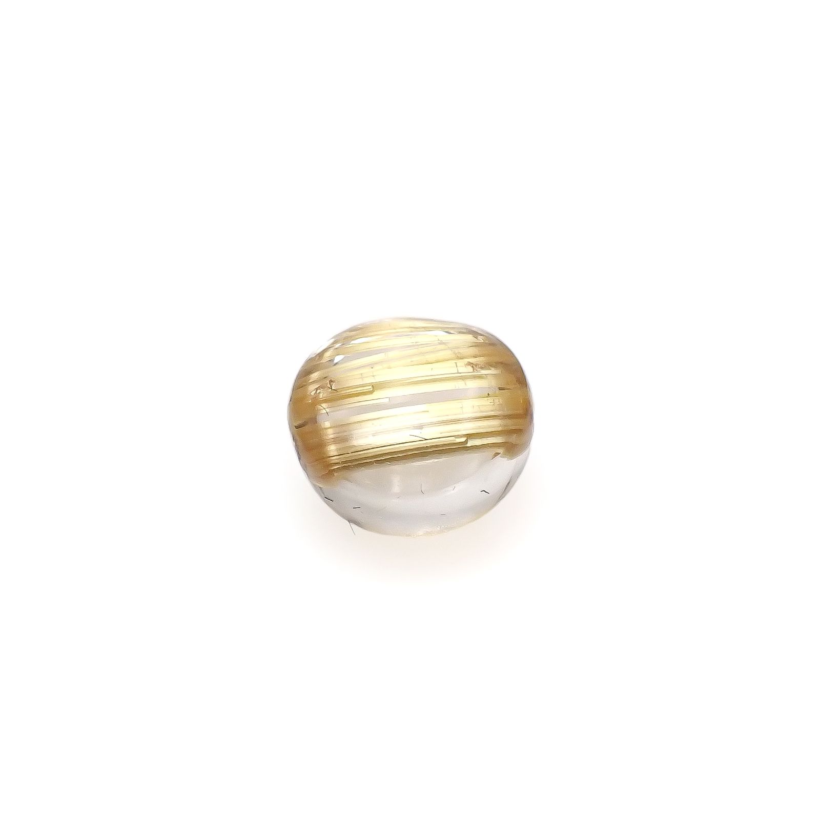 ルチルクオーツ キャッツアイ ブラジル産 2.13ct[240427336]7.3x7.3mm前後