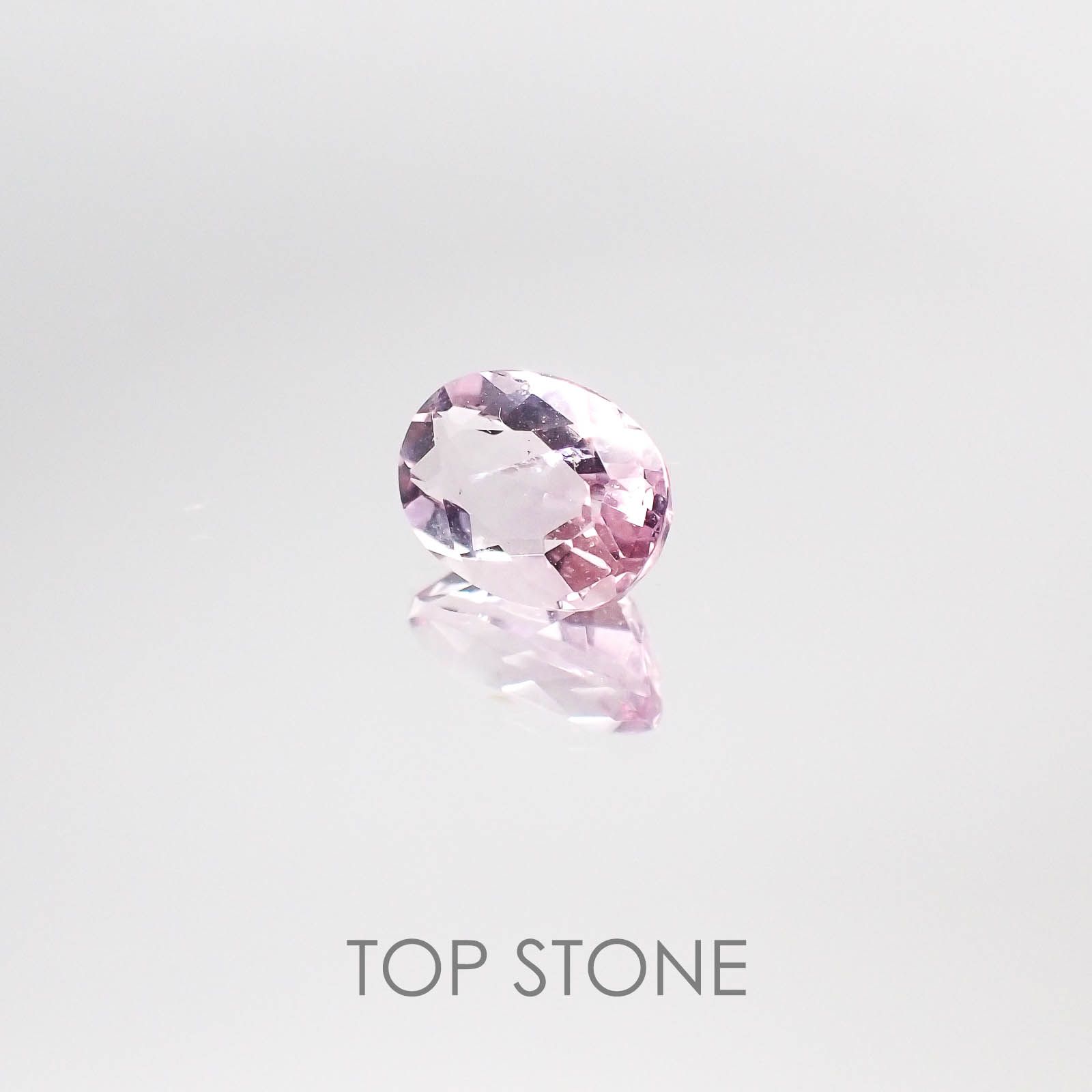 ピンクフローライト(宝石名ピンク・フルオライト) ブラジル産 1.58ct 識別済[20084748]8×6.1mm前後