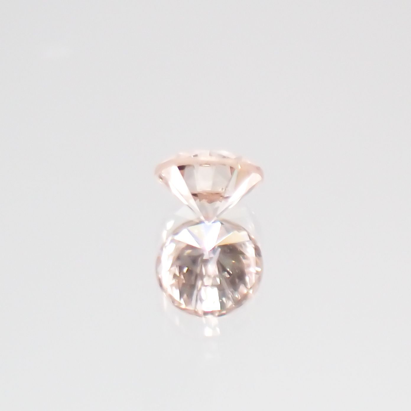 ピンクダイヤモンド VS-2 / LIGHT BROWN PINK ソーティング付 ルース 0.057ct[210611083]2.4×2.4mm前後