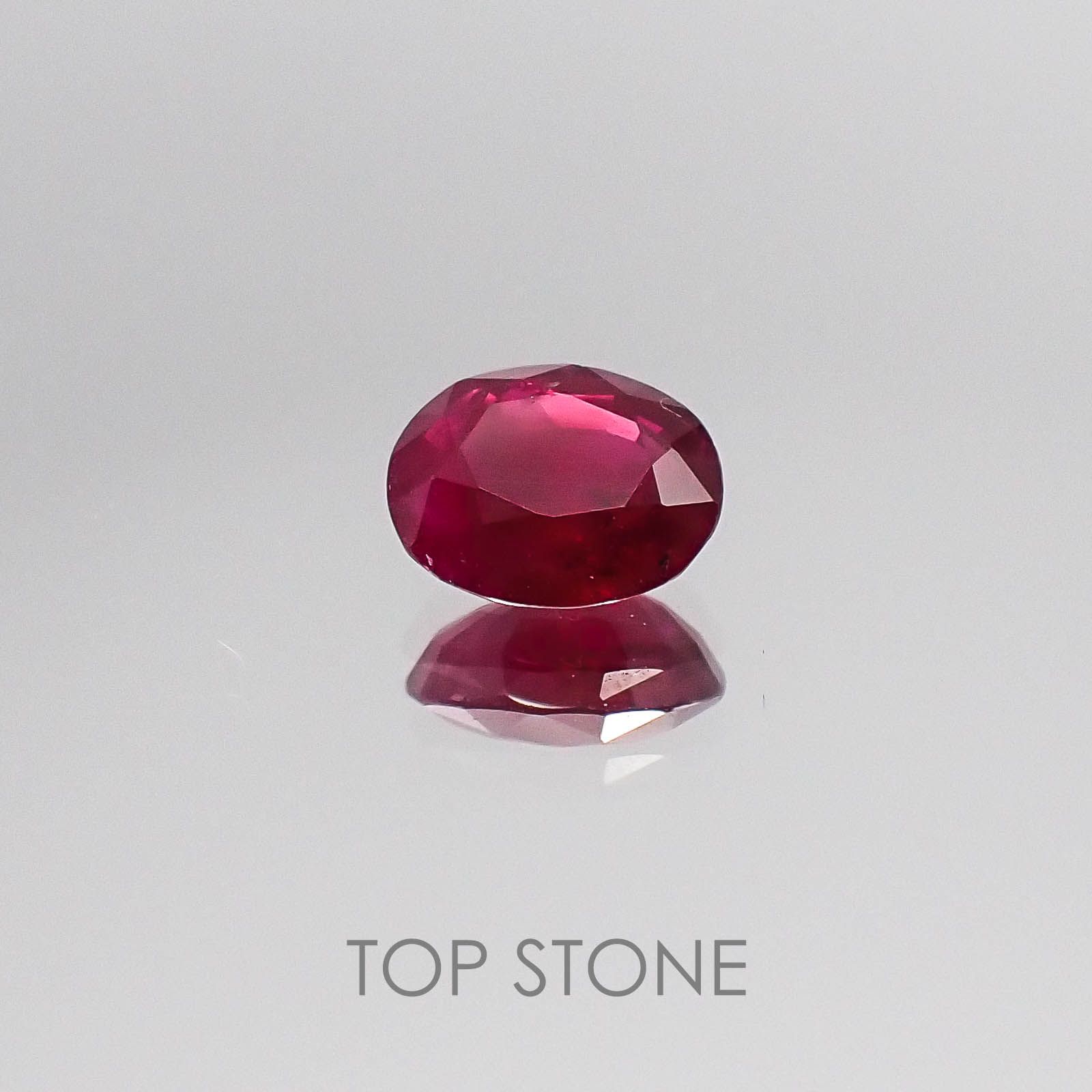 ルビー ビルマ産 ルース 0.99ct[20052368]6.5×5.4mm前後