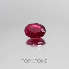 ルビー ビルマ産 ルース 0.99ct[20052368]6.5×5.4mm前後