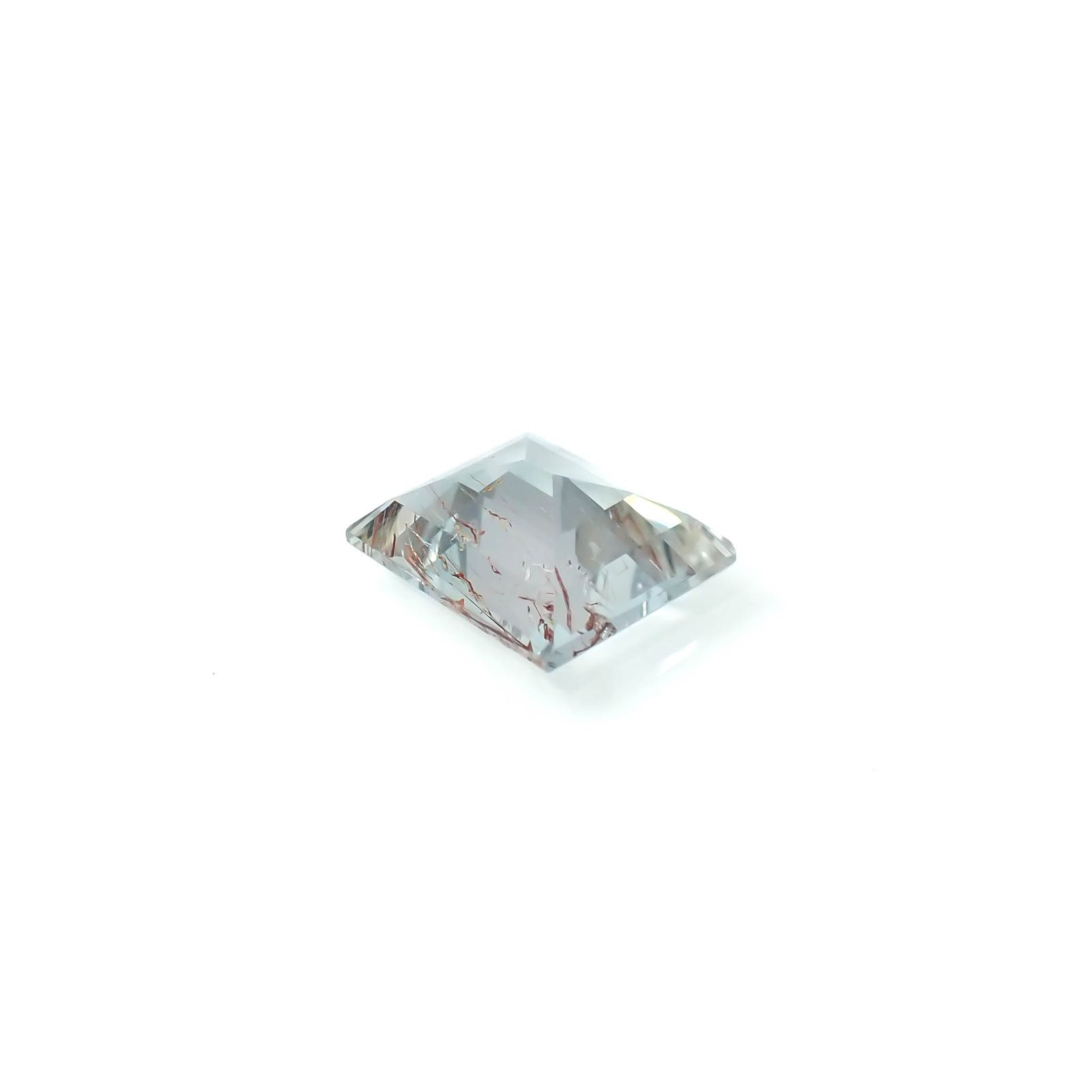 ニードルインブルートパーズ（チューブインブルートパーズ） ブラジル・ミナスジェライス州産 7.28ct[240125505]11.9x10.5mm前後