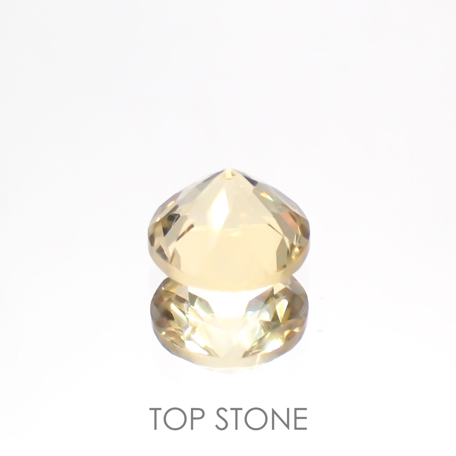 イエローベリル(宝石名イエロー・ベリル)ブラジル産 1.24ct 識別済[211113652]7x7mm前後