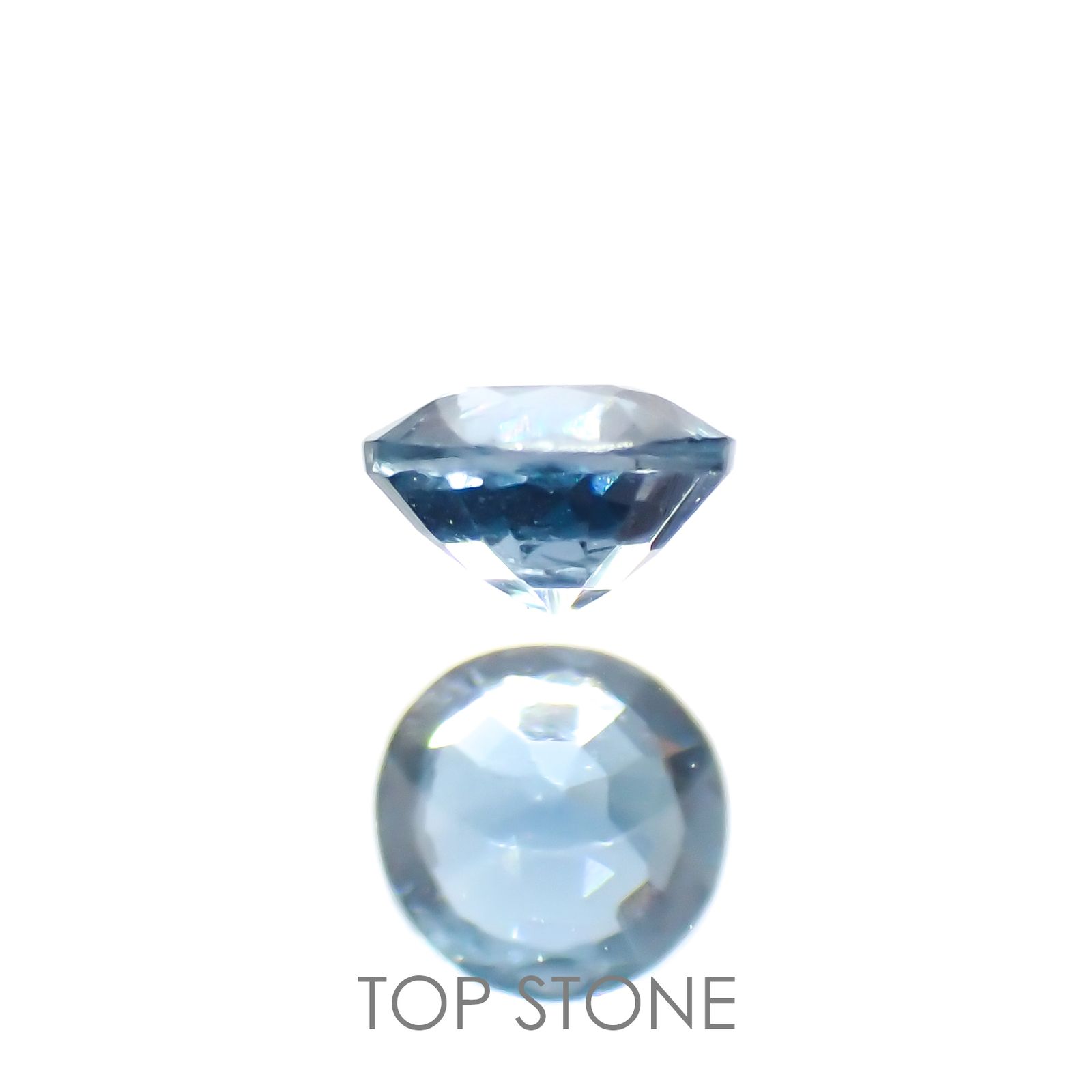 オーシャンブルーカイヤナイト(宝石名カイヤナイト) インド産 0.14ct 識別済[210812356]3.1×3.1mm前後