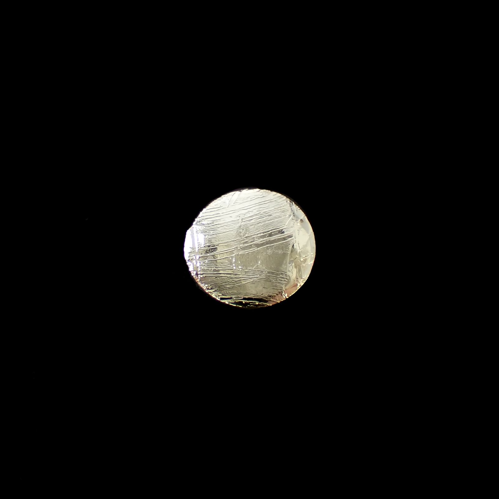 ムオニナルスタ隕石 発見地:スウェーデン 8.36ct[240125738]10.4x10.4mm前後