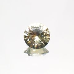 イエロージルコン(宝石名ジルコン)スリランカ/カンボジア産 1.93ct 識別済[230823196]7.5x7.4mm前後