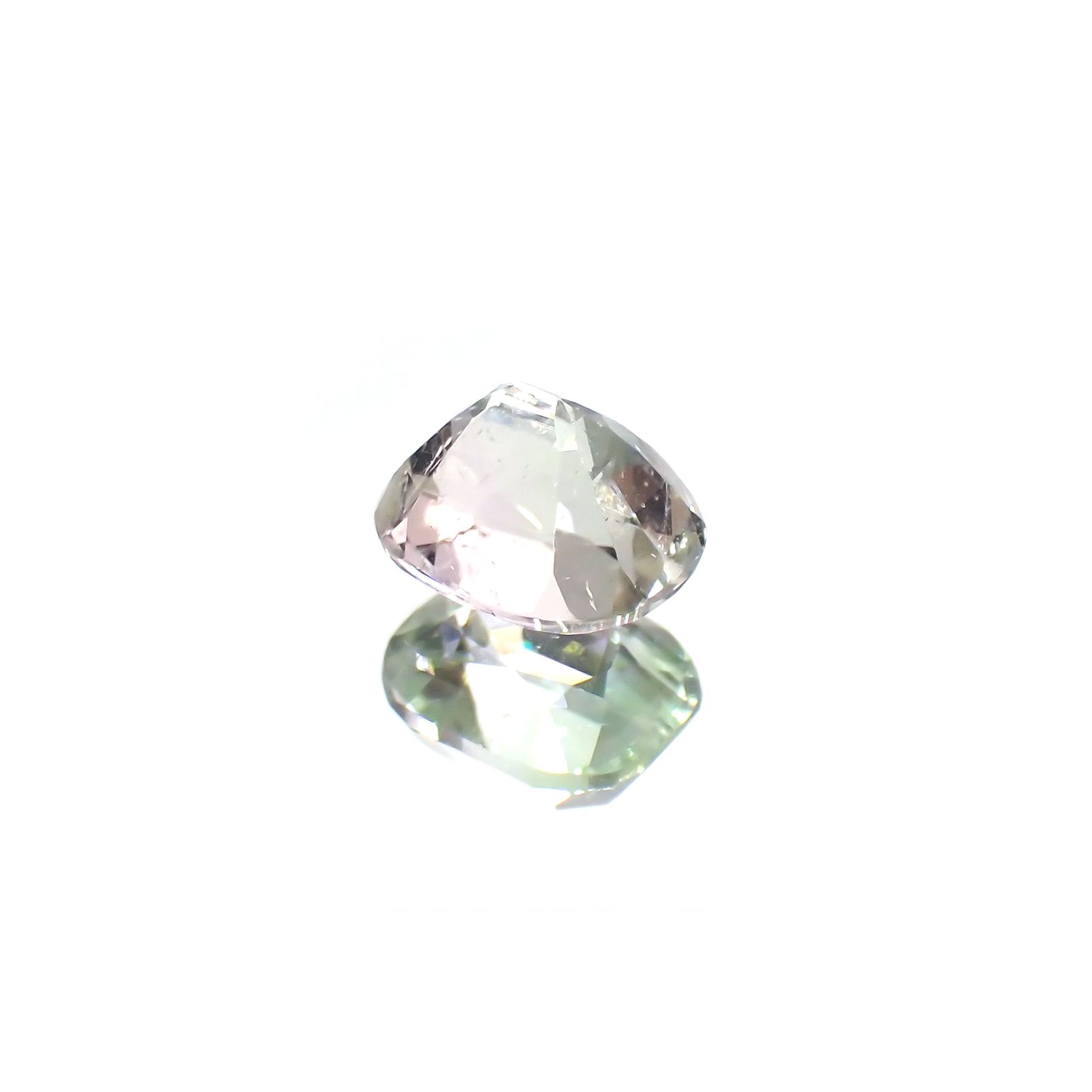 パステルカラートルマリン アフガニスタン産 1.14ct [220114102]6.7x5.4mm前後