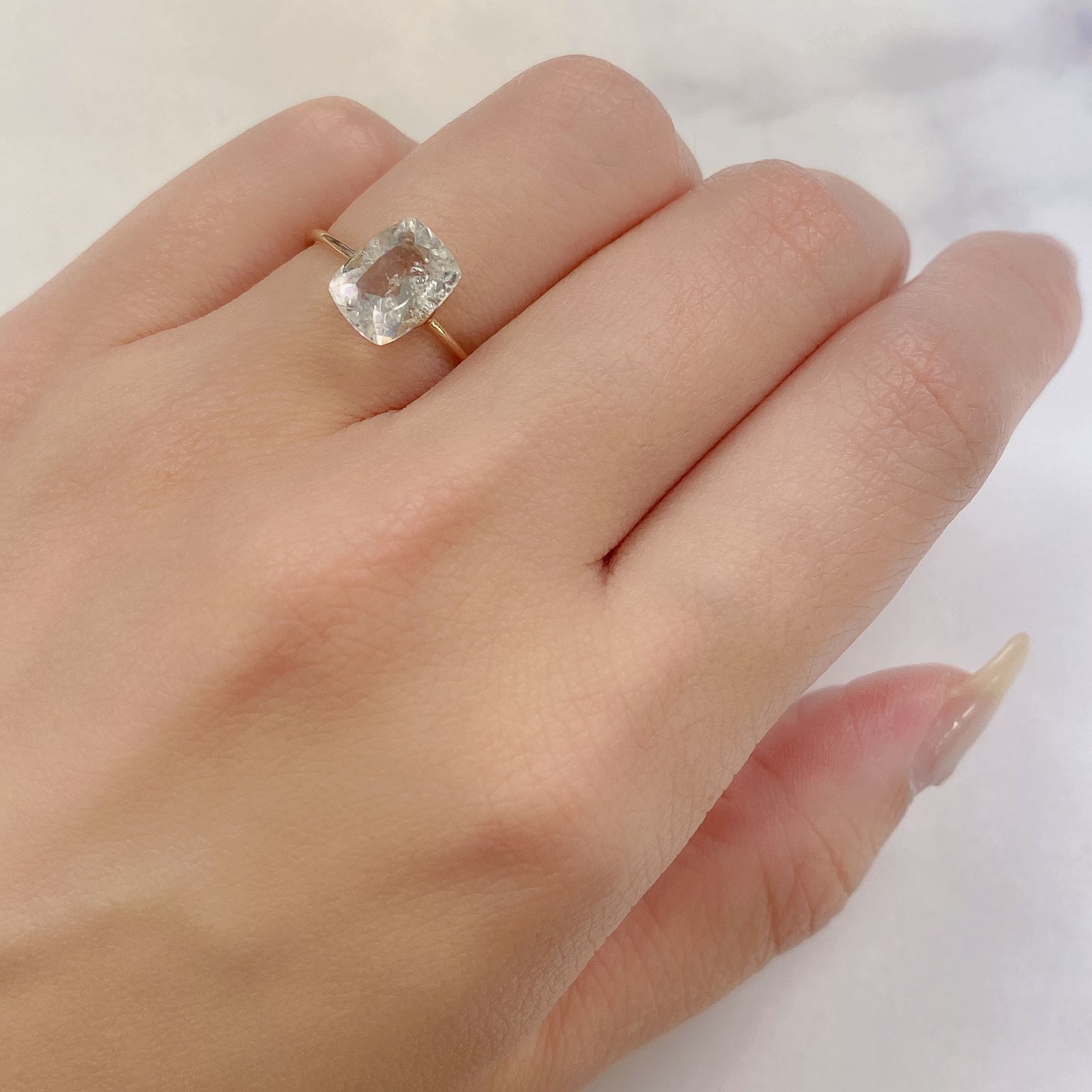 ハイアライトオパール(宝石名オパール)メキシコ産 1.40ct 識別済[230823185]8.7x6.7mm前後