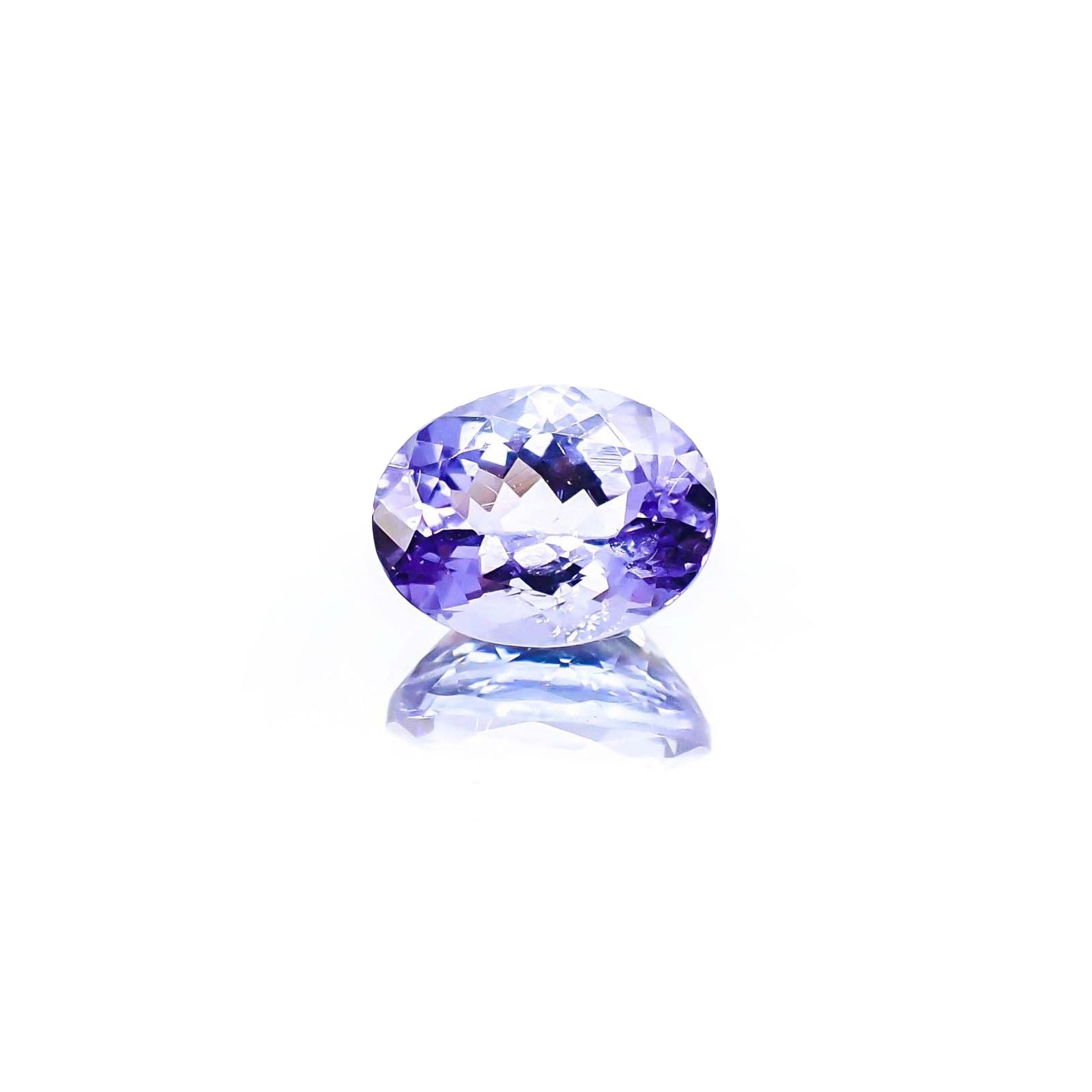 タンザナイト(宝石名タンザナイト)タンザニア産 識別済 1.74ct / 8.5x6.5mm前後 [230723006]