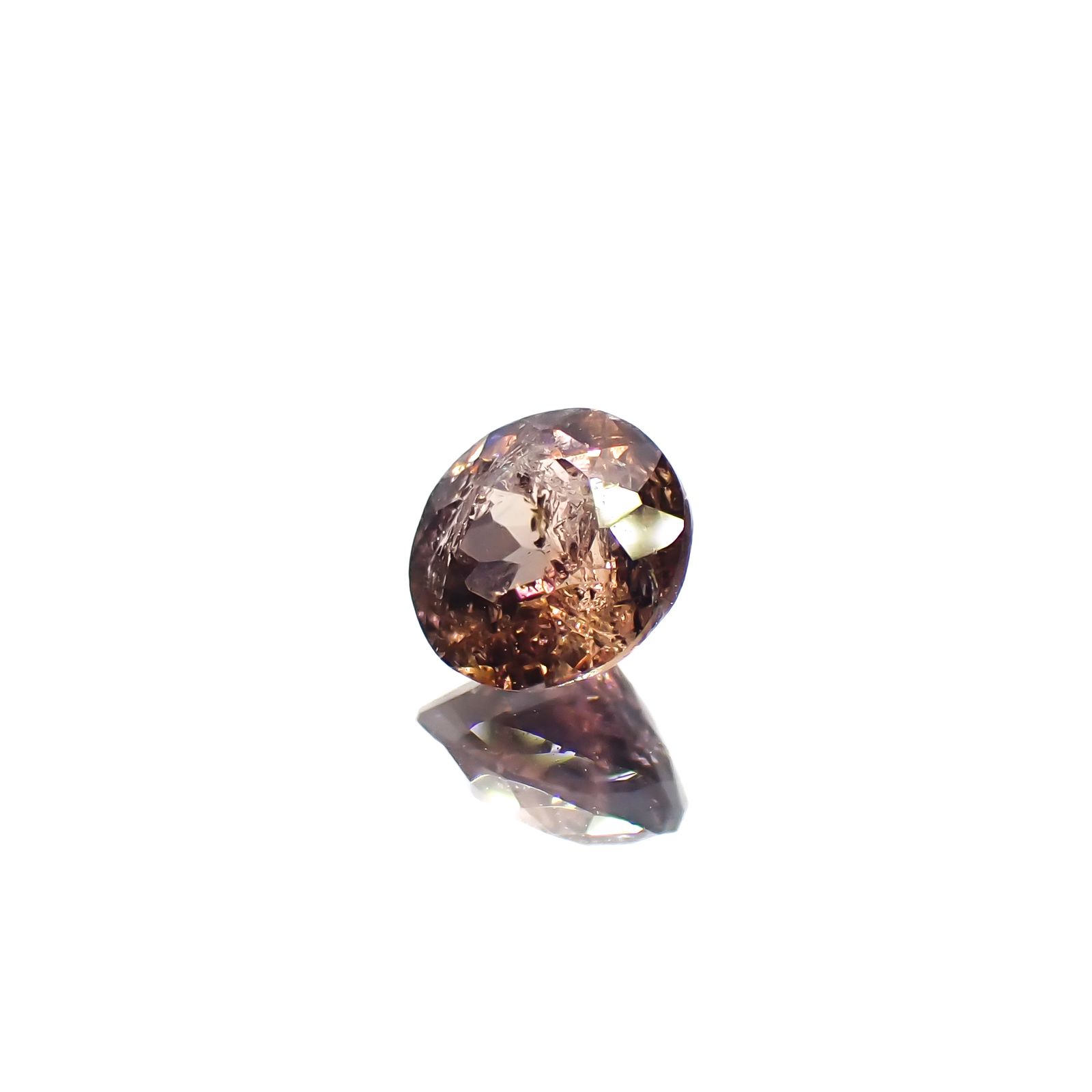ブルーティントアキシナイト パキスタン産 0.40ct[240628348]4.7x4.7mm前後