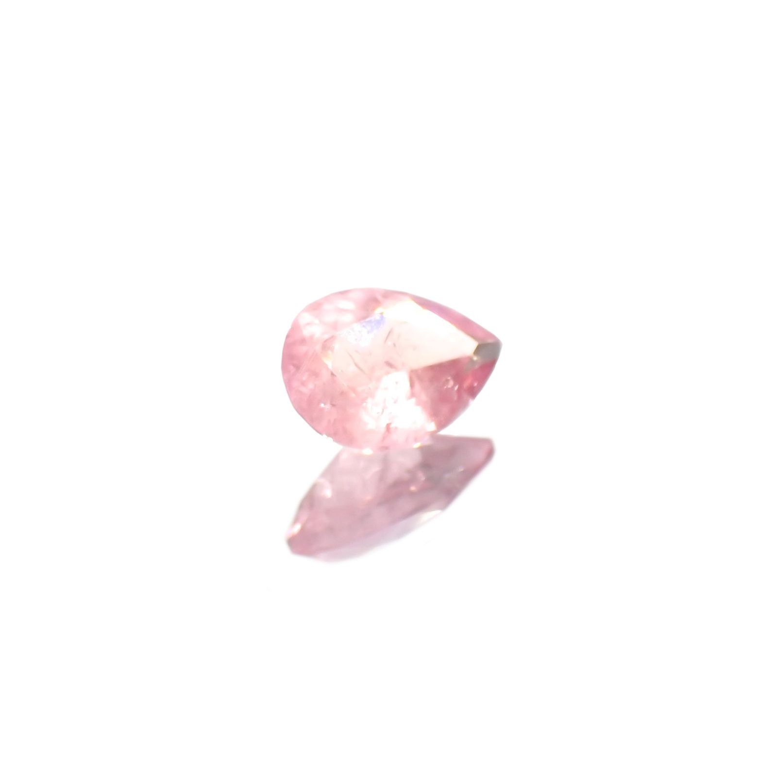 ペツォッタイト(ラズベリル)(宝石名ペツォッタイト)マダガスカル産 0.553ct ソ付(彩珠)[220114343]6.8x4.8mm前後