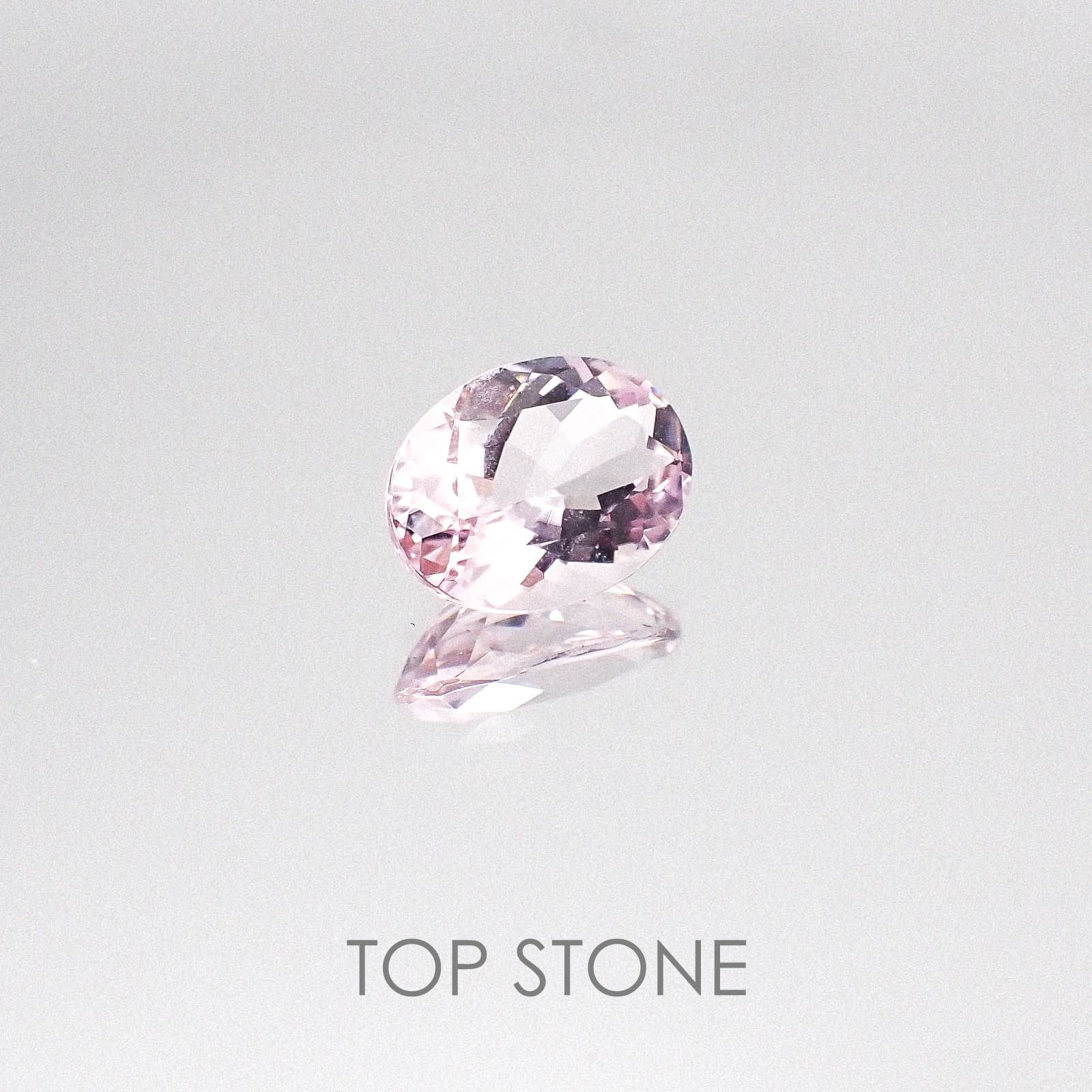 モルガナイト ブラジル産 ルース 1.27ct[20084369]8.5×6.5mm前後