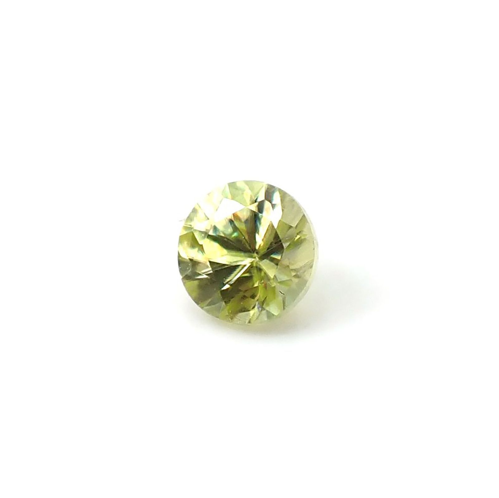 スフェーン(宝石名スフェーン)マダガスカル産 識別済 0.32ct / 4x4mm前後 [251231369]