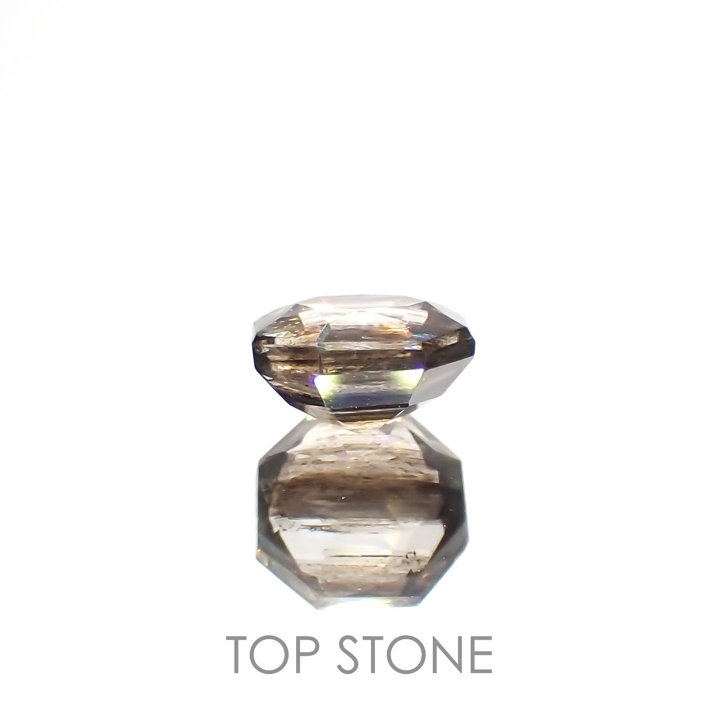 ◇オクタゴンカット◇レインボースキャポライト ブラジル産 0.79ct[230320918]5.9x5.7mm前後
