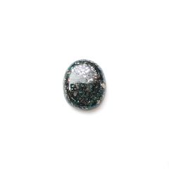 パイライトインエメラルド コロンビア産 2.53ct [241029303]9.8x8.3mm前後