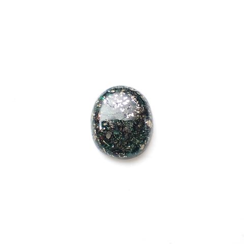 パイライトインエメラルド コロンビア産 2.53ct [241029303]9.8x8.3mm前後