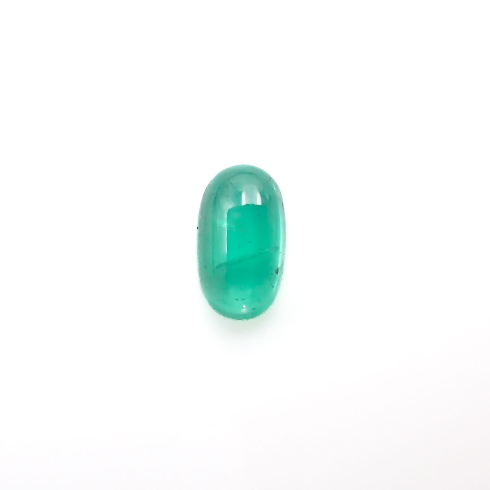 エメラルドキャッツアイ(宝石名エメラルド)コロンビア産 0.79ct 識別済[221018907]7.9x4.5mm前後