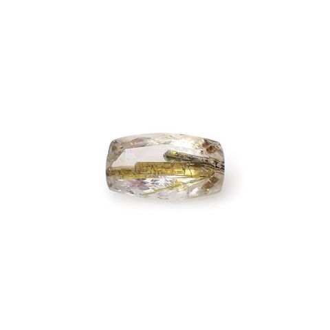エピドートインクォーツ ブラジル産 3.42ct[240427293]12.5x7.1mm前後