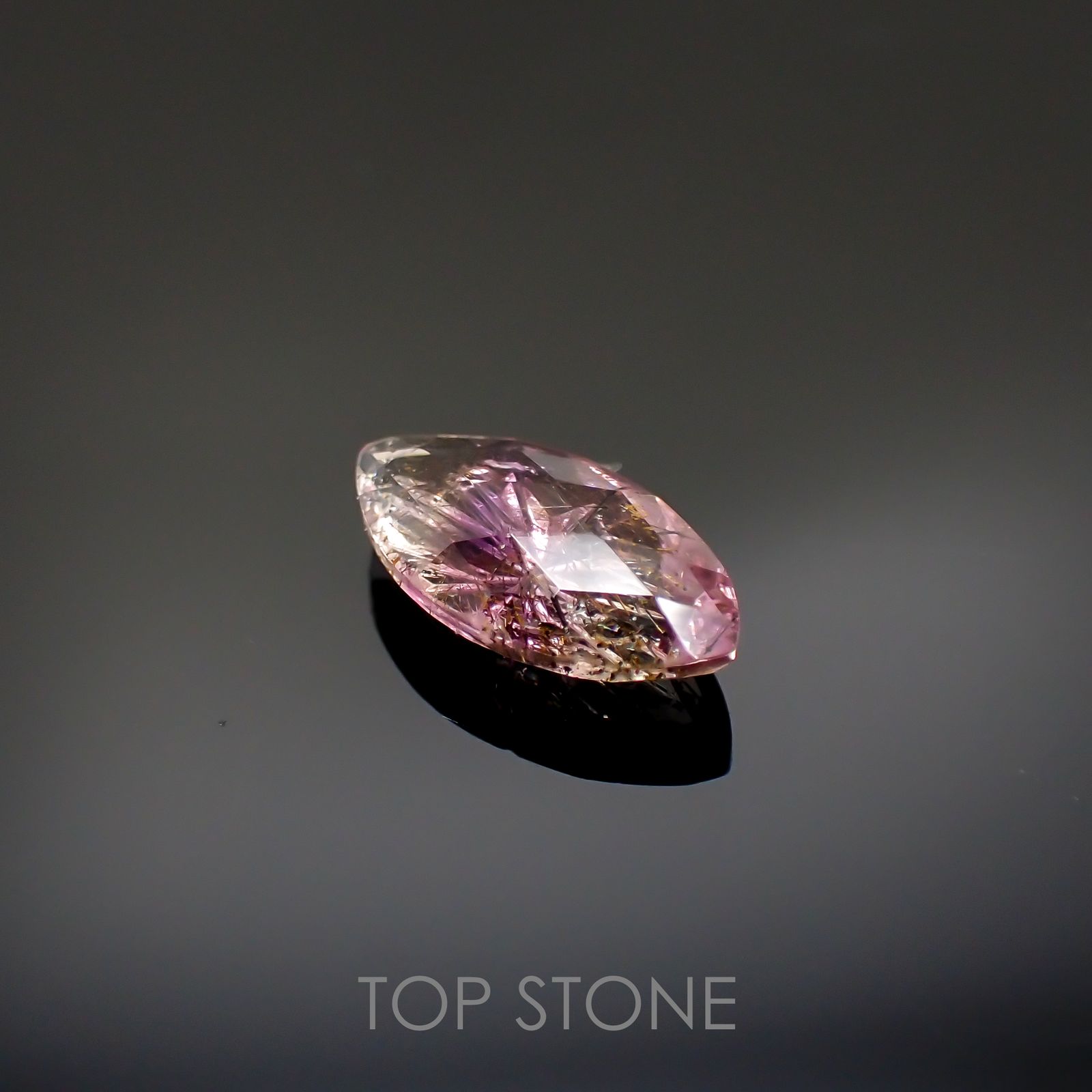 ◇甲州貴石切子Plus Three◇スーパーセブン カード付き ブラジル産 2.82ct[220114605]14.6x7.7mm前後