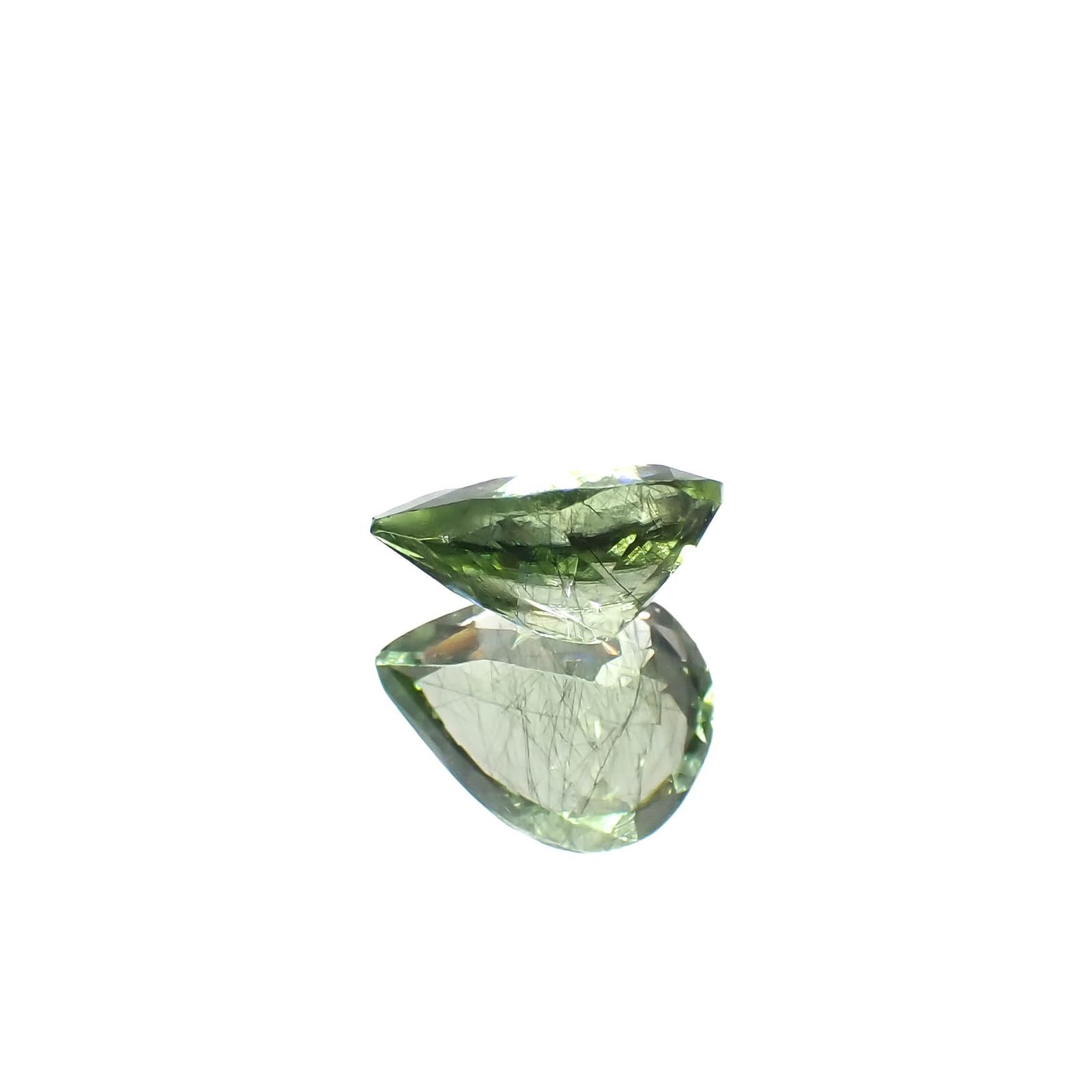ルドウィジャイトインペリドット パキスタン産 1.87ct[230321240]9.5x7.3mm前後