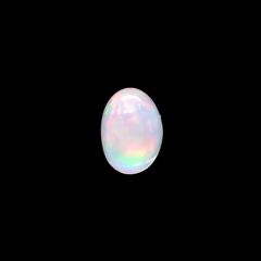 メキシコオパール(宝石名オパール) メキシコ産 ソ付(彩珠) 1.488ct / 7.9x5.9mm前後 [210712133]