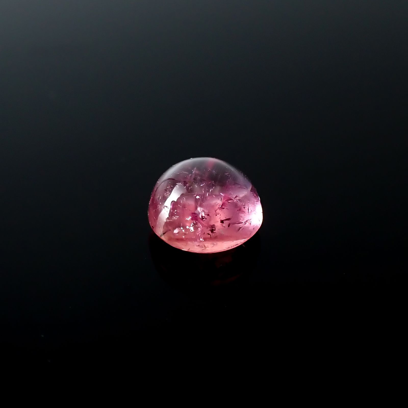 ペツォッタイト(ラズベリル)(宝石名ペツォッタイト)マダガスカル産 0.717ct ソ付(彩珠)[240226150]5.1x5.1mm前後