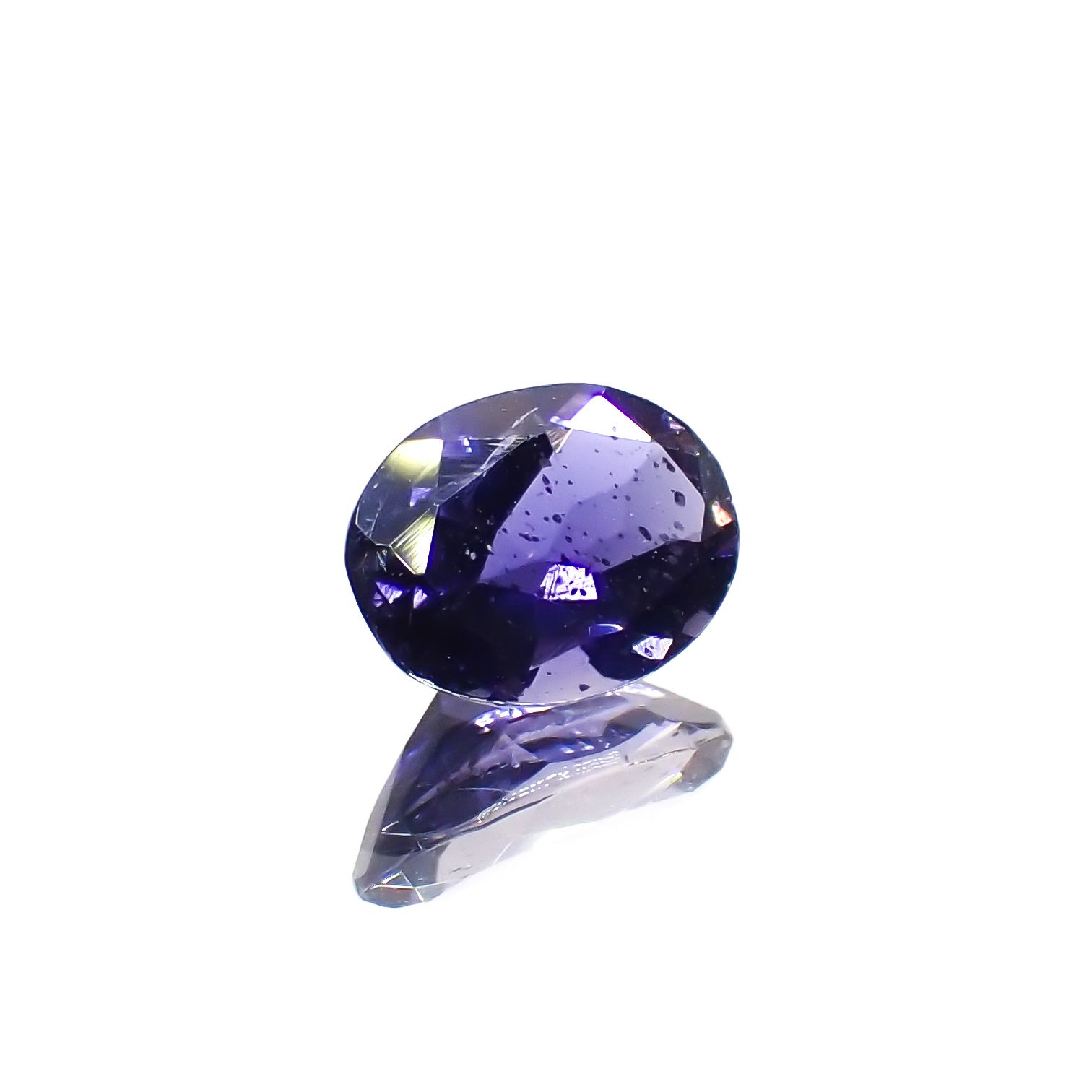 アイオライトサンストーン インド/ブラジル産 0.58ct[230923338]6.7x4.9mm前後