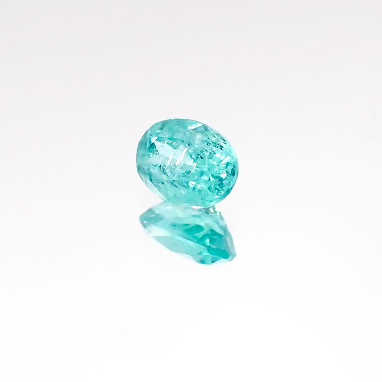 パライバトルマリン ブラジル産 ルース 0.19ct[20106438]4×3.1mm前後