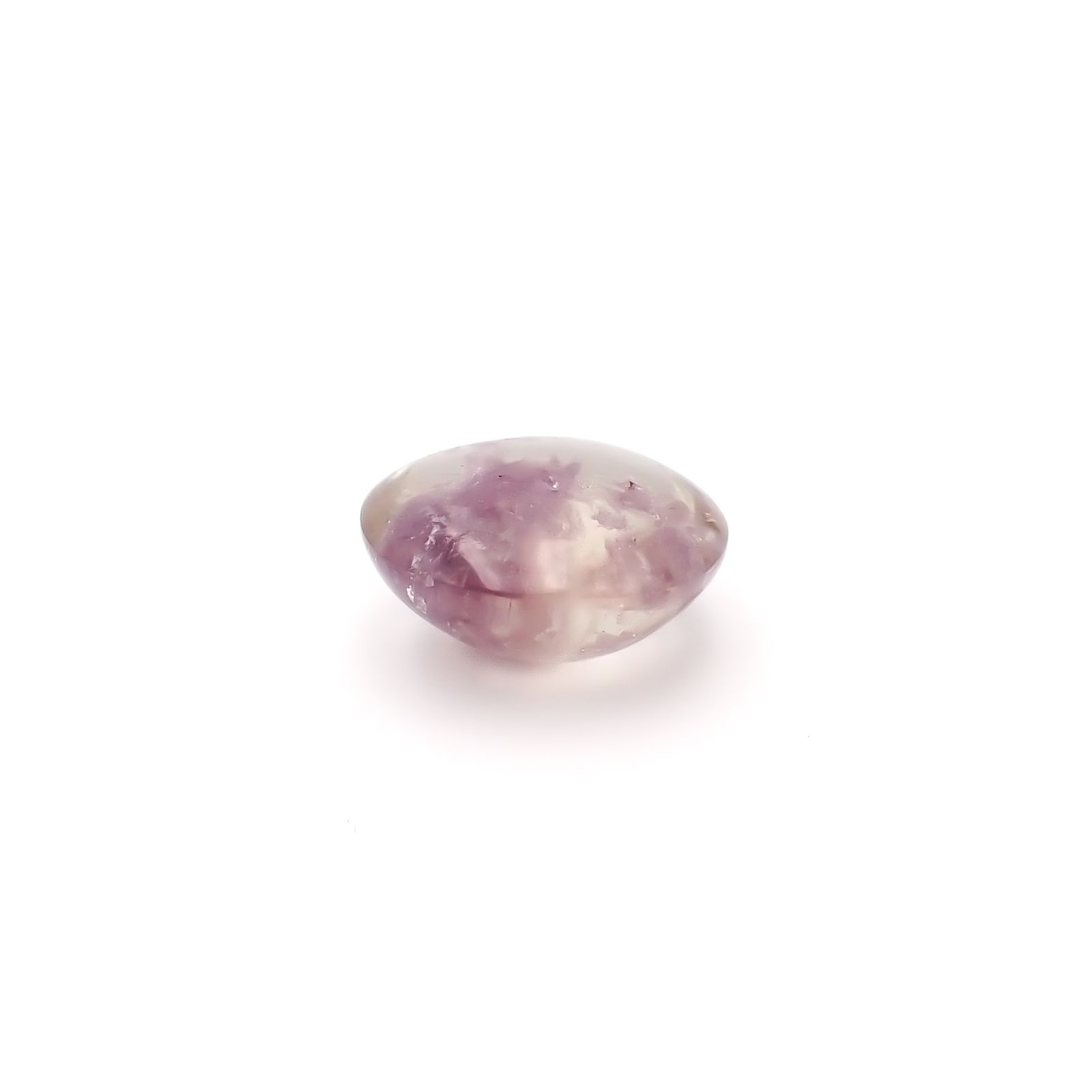 レピドライトインクォーツ ブラジル・ミナスジェライス州産 20.29ct / 18.2x18.1mm前後 [260331877]