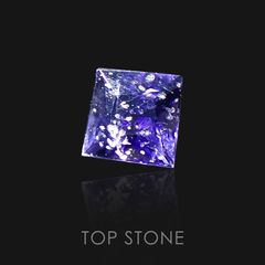 ◇プリンセスカット◇アイオライトサンストーン インド・ブラジル産 ルース 0.3ct[20118178]3.9×3.9mm前後
