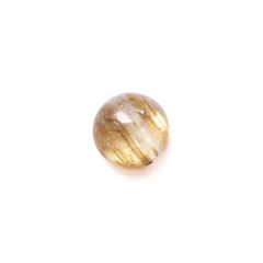 ルチルクォーツ(宝石名ルチルレイテッド・クォーツ)ブラジル産 1.37ct 識別済[231023878]6.9x6.9mm前後