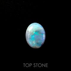 ブラックオパール(宝石名ブラック・オパール)オーストラリア産 0.42ct 識別済[220717010]7x5.3mm前後