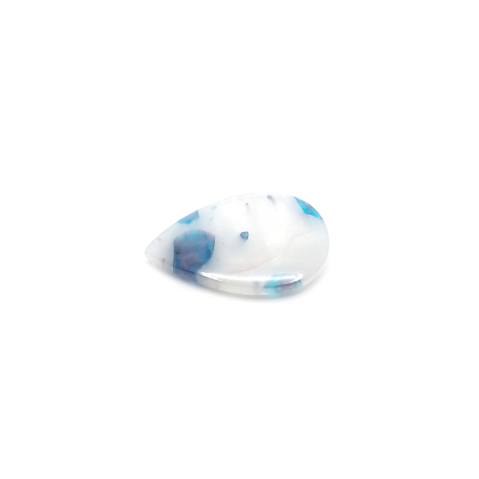 パライバトルマリンインクォーツ ブラジル産 9.58ct[231023821]23.4x15.8mm前後