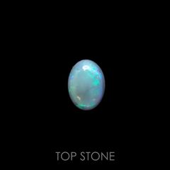 ブラックオパール オーストラリア産 ルース 0.46ct[210611319]7×5.1mm前後