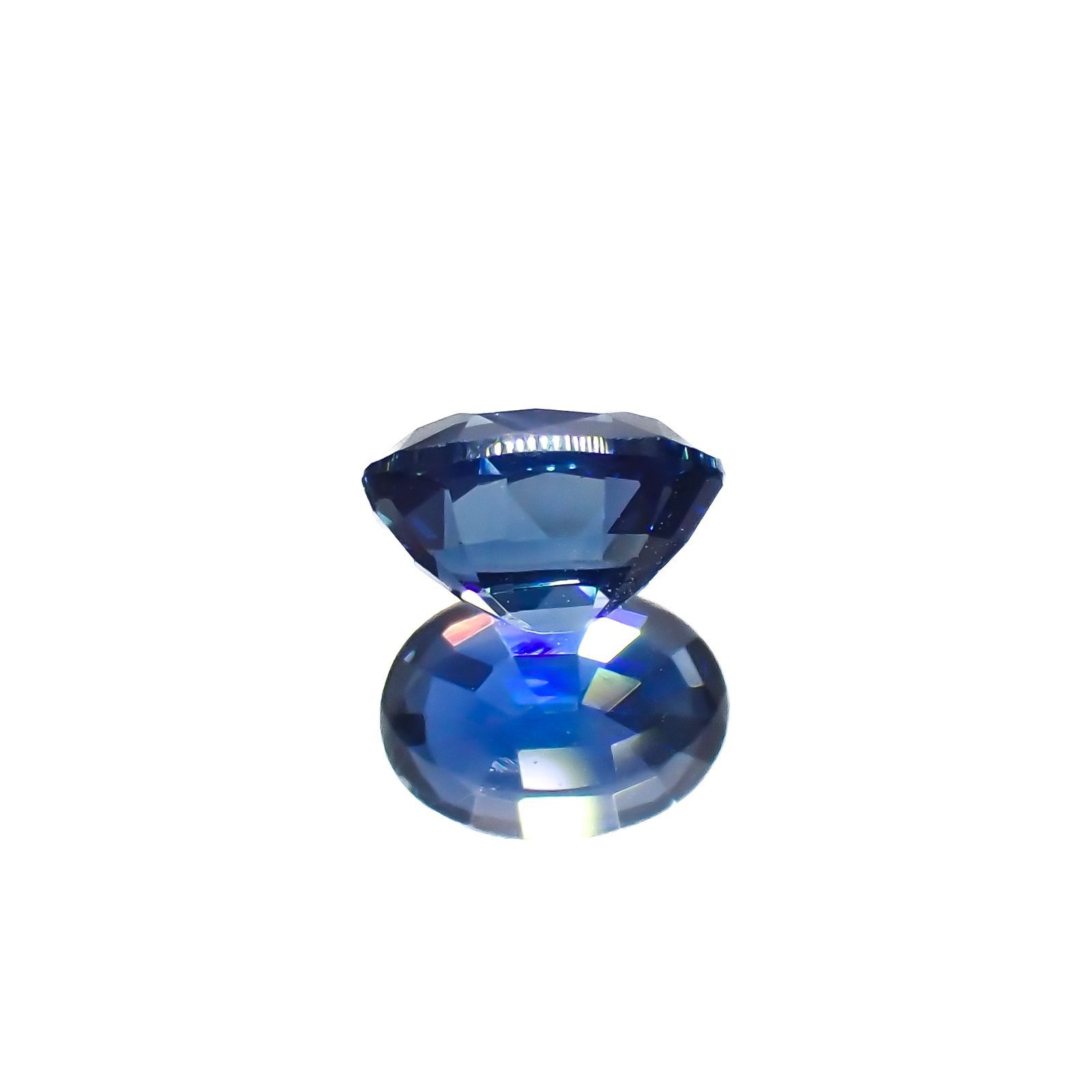 サファイア(宝石名サファイア)スリランカ/マダガスカル産 0.79ct 識別済[230120241]6x4.3mm前後