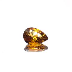 ゴールデントルマリン モザンビーク/コンゴ産 1.29ct[231225199]9x6.1mm前後