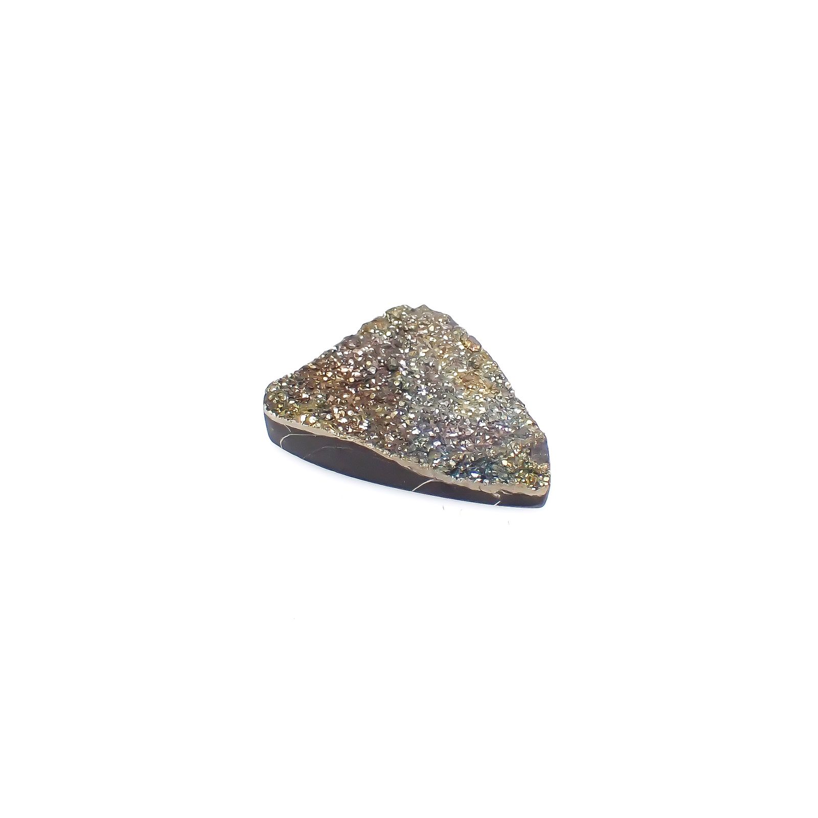 レインボーパイライト 原石 ロシア産 10.91ct[240527466]20.8x16.9mm前後