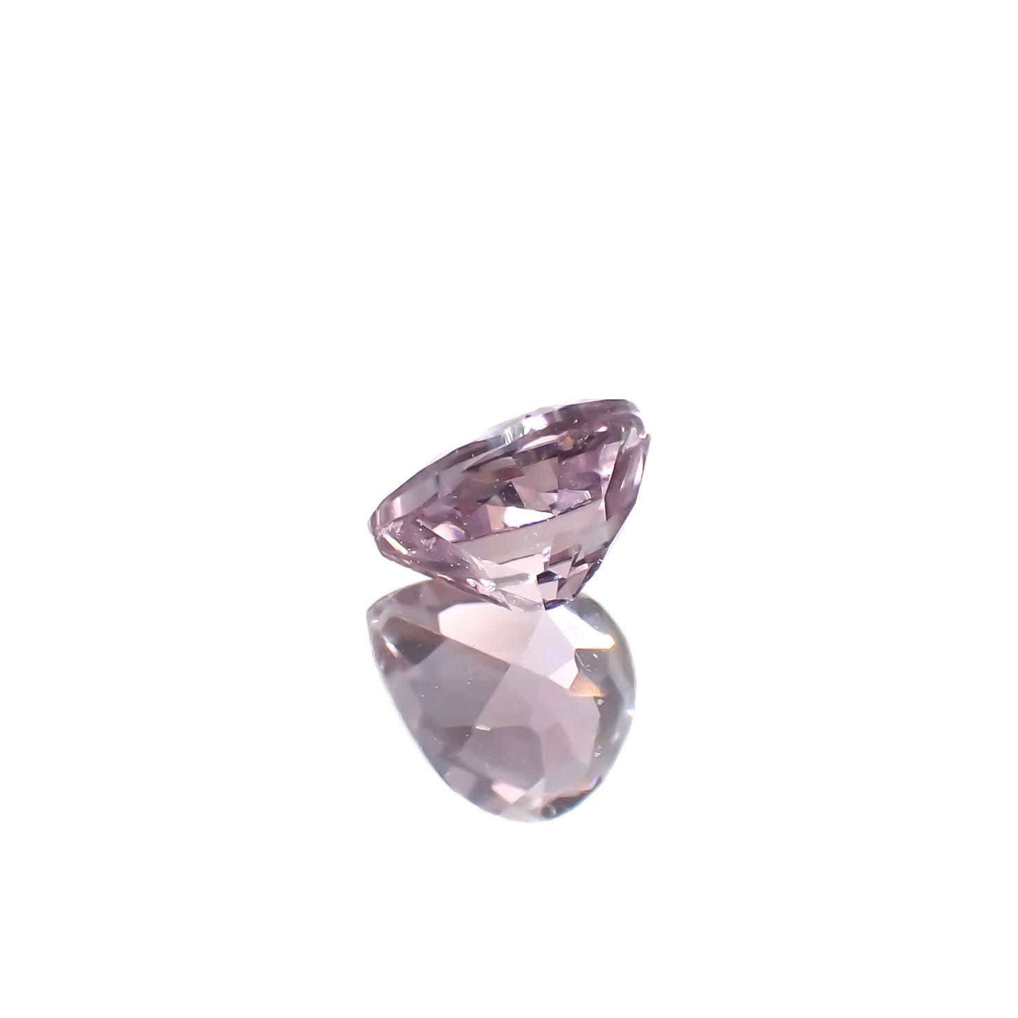カラーシフト ピンクダイアスポア アフガニスタン産 0.41ct[240326985]5x4mm前後